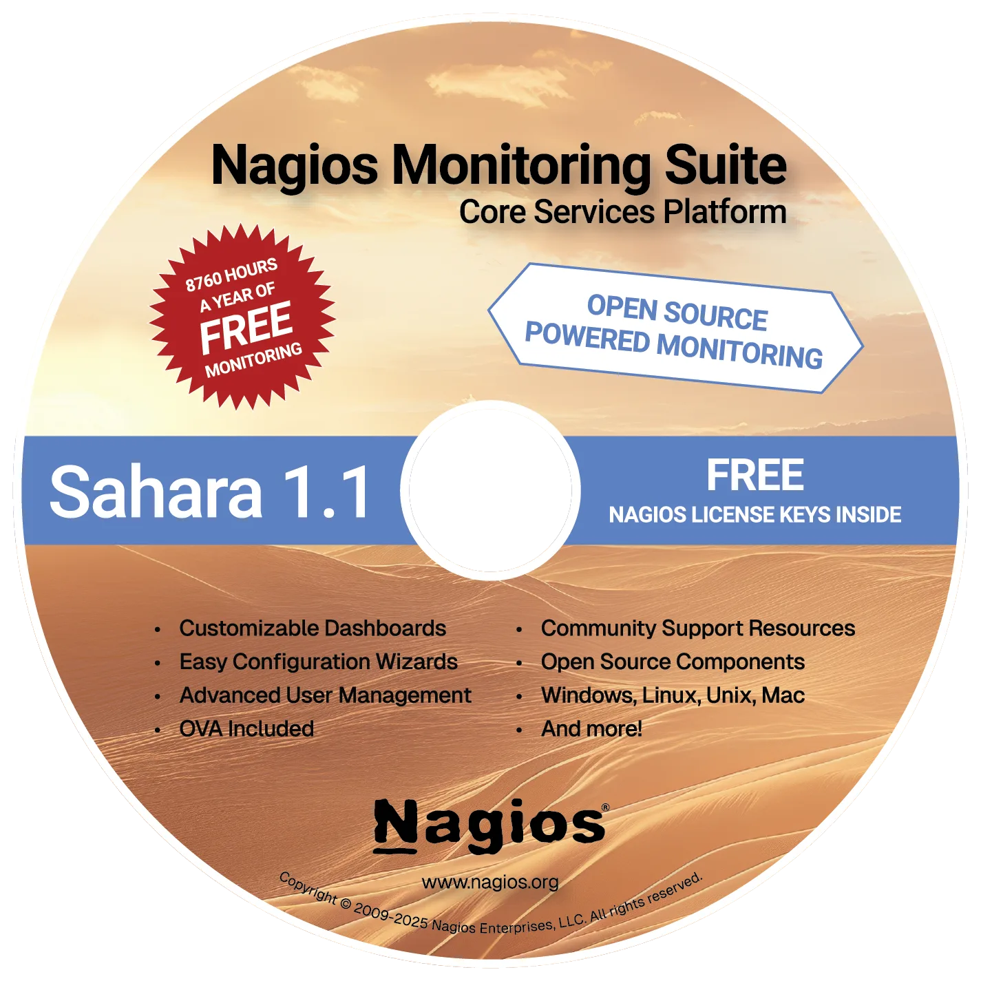 Sahara 1.1 Release DVD artwork